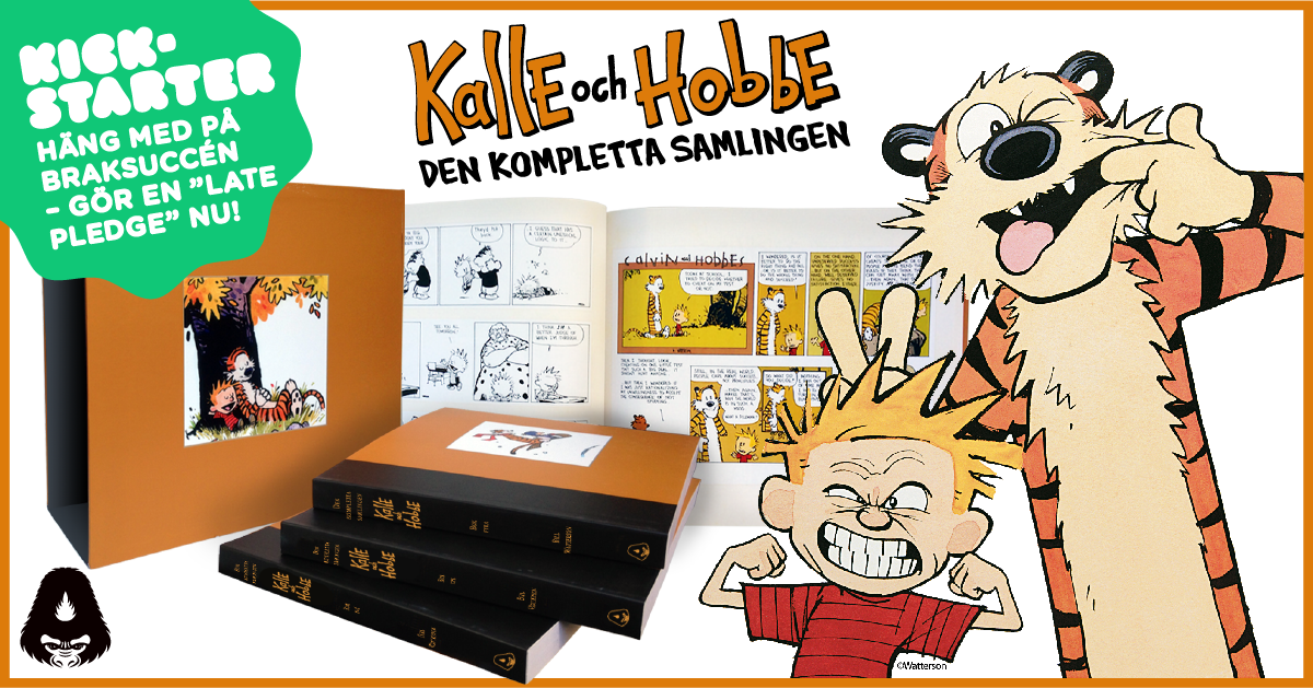 Var med och backa lyxutgåvan av Kalle och Hobbe!